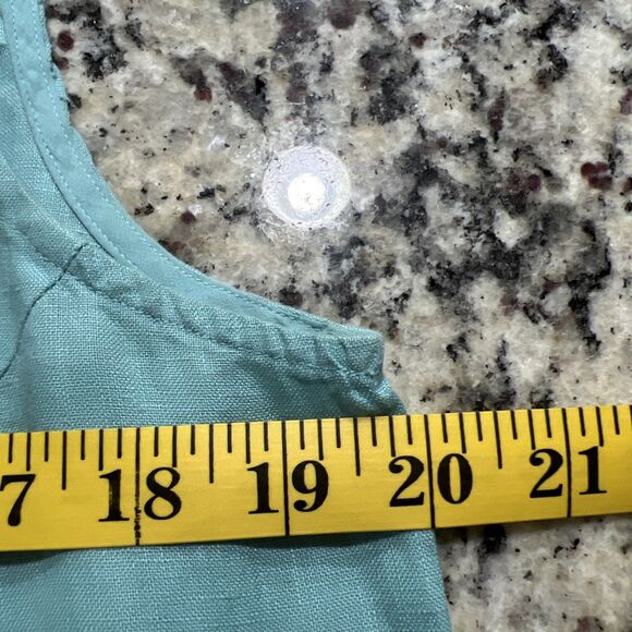 Johnny Was Beatriz Trapeze Embroidered Tunic Small Dress 100% Linen Bohemian - Picture 11 of 13